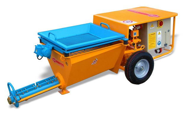 Worm plastering and transporter machine PC 500 L - PC 500 I Edilmac for all type of mortars and plasters