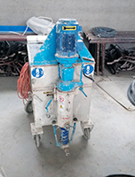 used finish plaster pumping machine