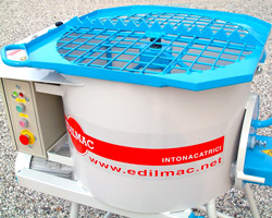 Bag opener for plasters pan mixer R 50 EDILMAC